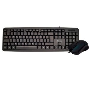 A-XIM1500 - COMBO USB TECLADO ESPAÑOL 104 TECLAS / MOUSE 1000 DPI