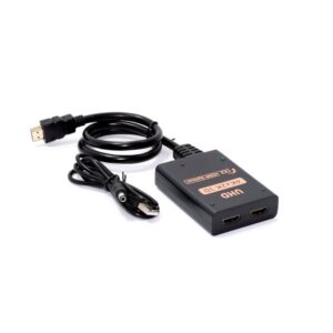 C-ADV020 - SPLITTER HDMI 1 MACHO A 2 HEMBRAS CON FUENTE