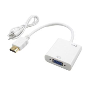 C-ADV001 - ADAPTADOR HDMI - VGA C/ AUDIO (INCLUYE CABLE DE AUDIO )