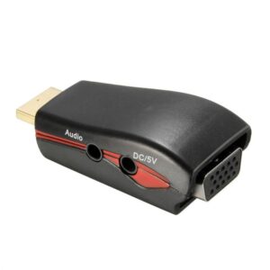 C-ADV004 - ADAPTADOR HDMI - VGA C/AUDIO Y POWER (CON ALIMENTACION FUNCIONA CON PLAY 4, INCLUYE CABLES)