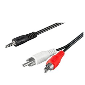 C-AUD002 - CABLE MINI PLUG A 2 RCA 1,50 MTS