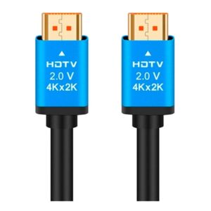 C-HDV001 - CABLE HDMI 2,0 ULTRA HD C/ CONECTORES METALICOS 1,50 MTS.