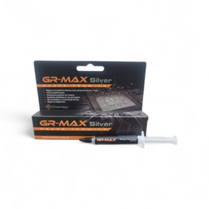 GR-MAX - PASTA TERMICA CON PARTICULAS DE PLATA 4 GRS. ALTO RENDIMIENTO