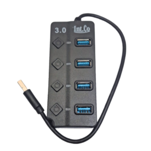 C-HUB409 - HUB USB 3,0 4 PUERTOS C/ INTERRUPTOR