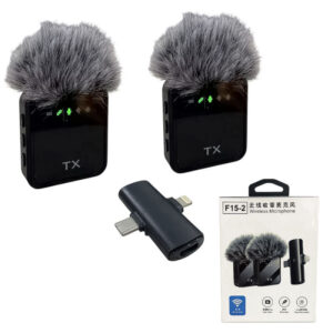 A-MICIN02 - MICROFONO CORBATERO INALAMBRICO CONECTOR TIPO C / IP (PC / CELULAR)